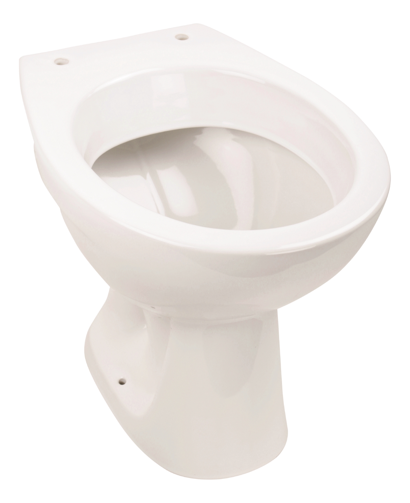Stand-WC Universal in Weiß, Tiefspüler, Abgang waagerecht