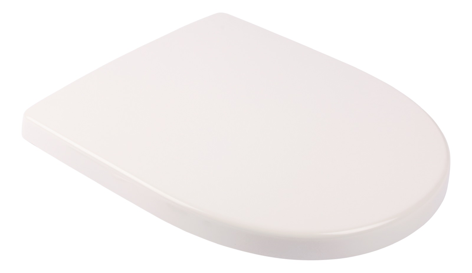 WC-Sitz für Keramag iCon 204000 und 204060, überlappende D-Form aus Duroplast in Weiß