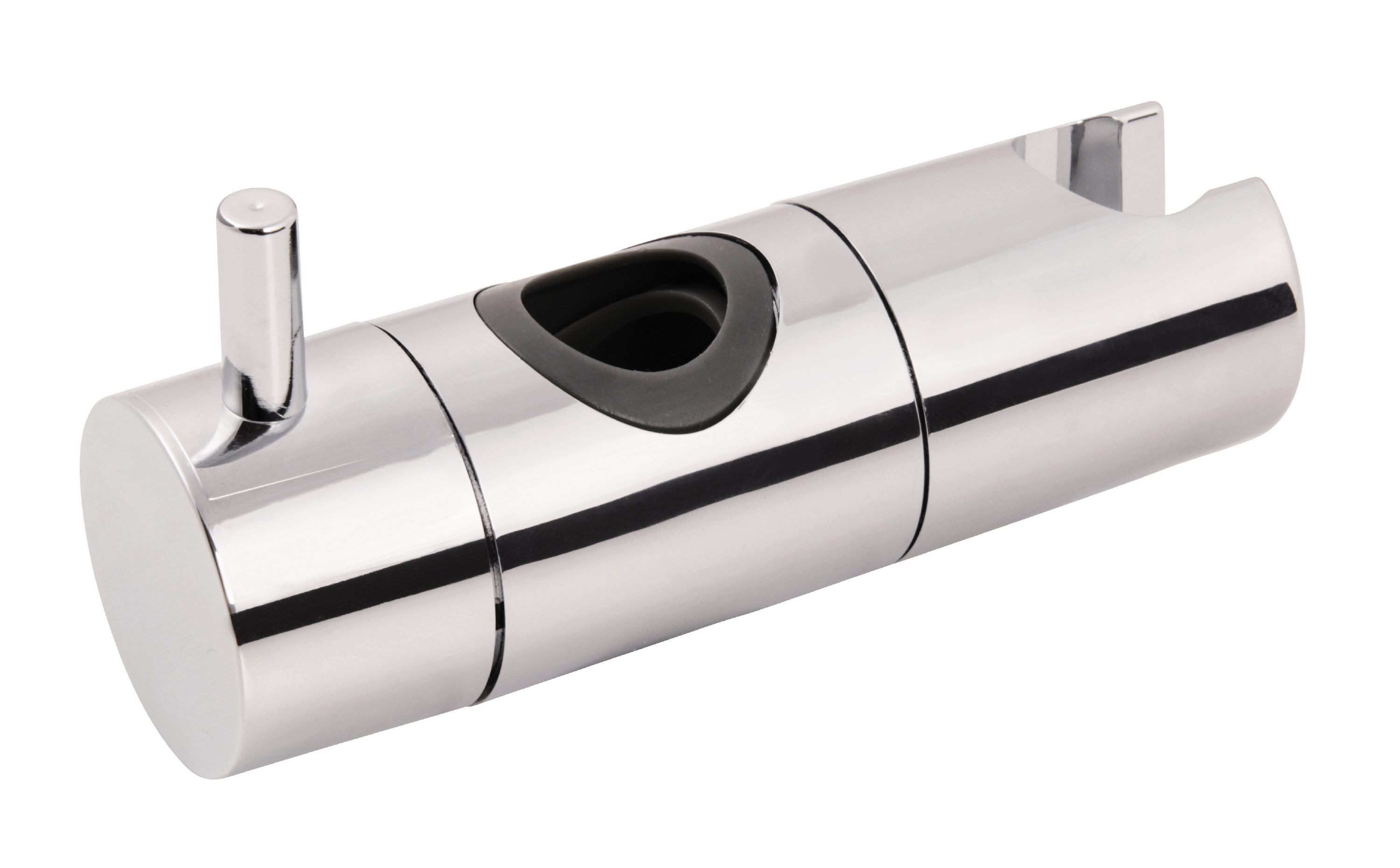 'aquaSu® Gleiter für Duschstange mit 18 mm Durchmesser in Chrom