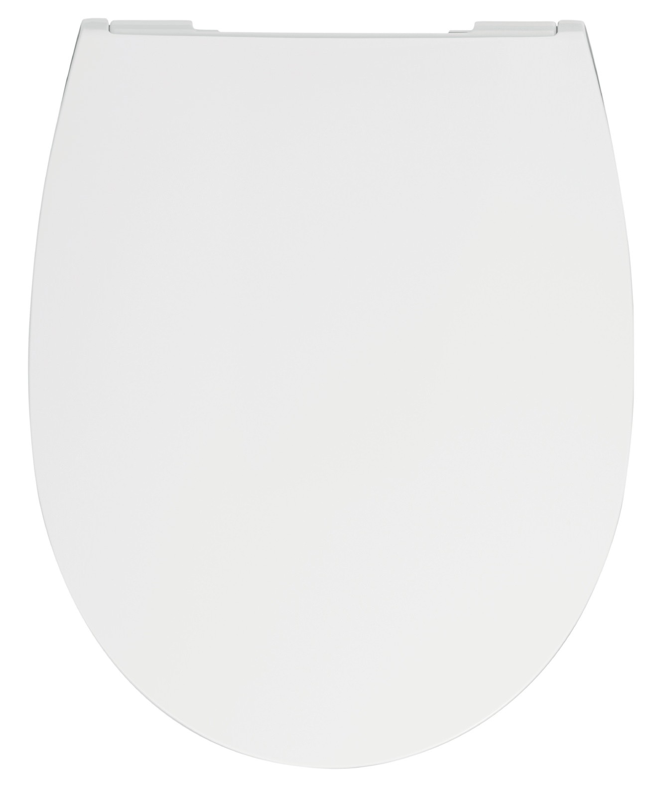 WC-Sitz mit Absenkautomatik 26LP3162 in Weiß, flach und abnehmbar aus Duroplast, Edelstahlscharnier