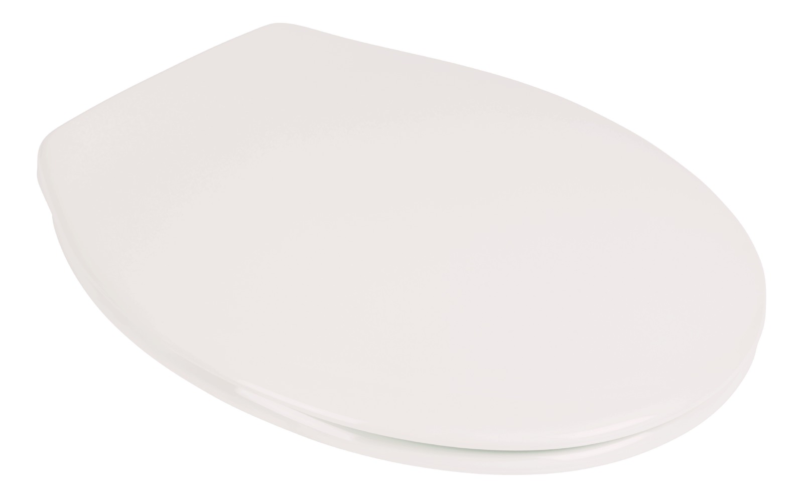 WC-Sitz Essential Soft in Weiß aus Duroplast mit Fast-Fix und Edelstahlscharnier