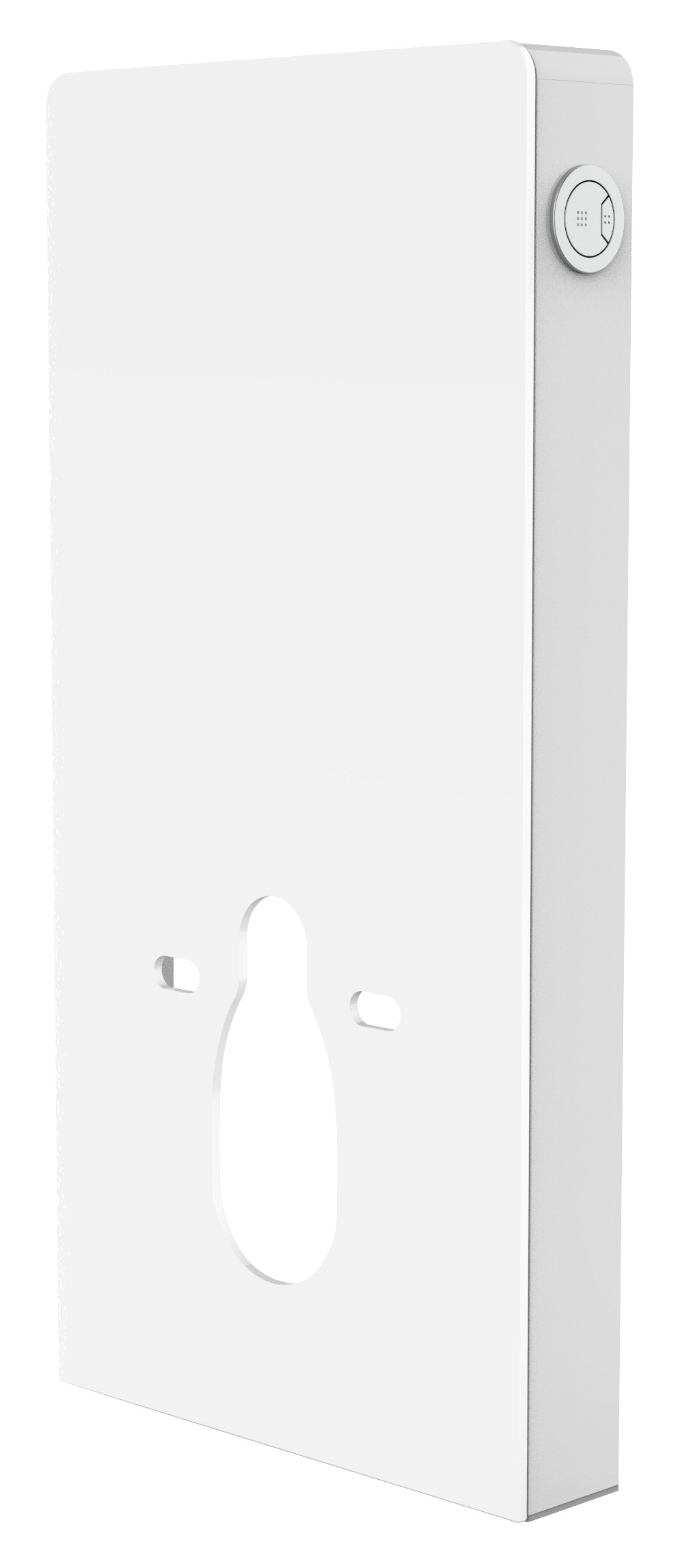 Sanitop-Wingenroth Vorwandelement für Wand-WC mit 2-Mengen-Spülkasten und Glasfront