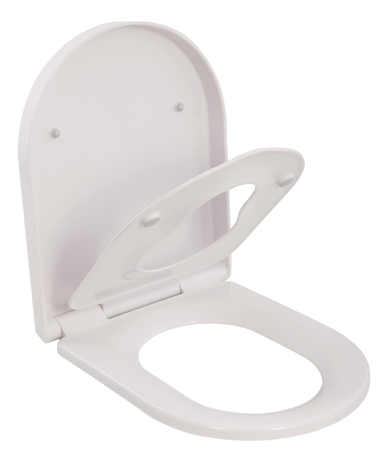 'aquaSu® Toilettendeckel Lucky Family II, mit Kindersitz, Absenkautomatik, antibakterielles Duroplas