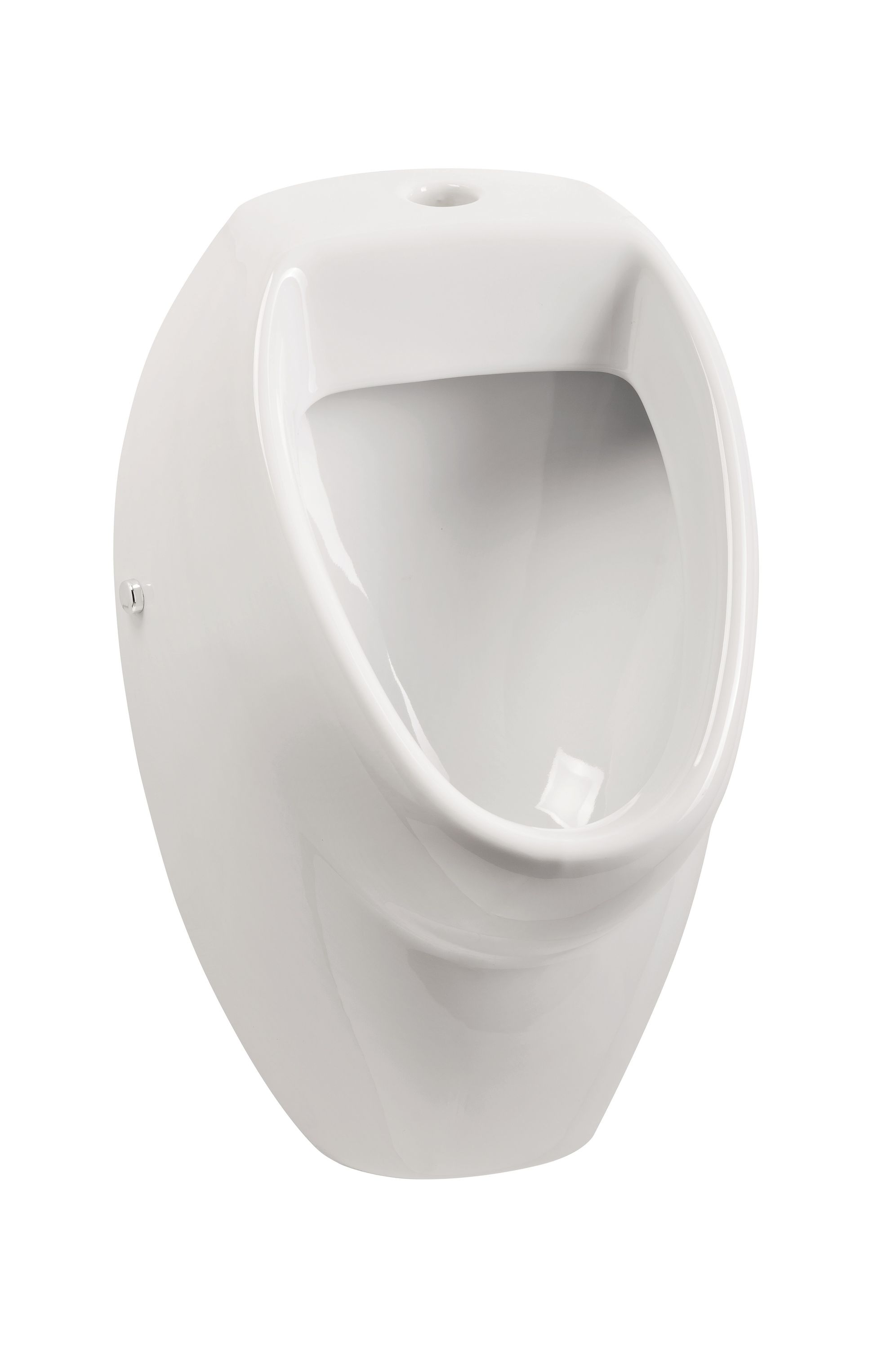Urinal Universal in Weiß mit Zulauf von oben
