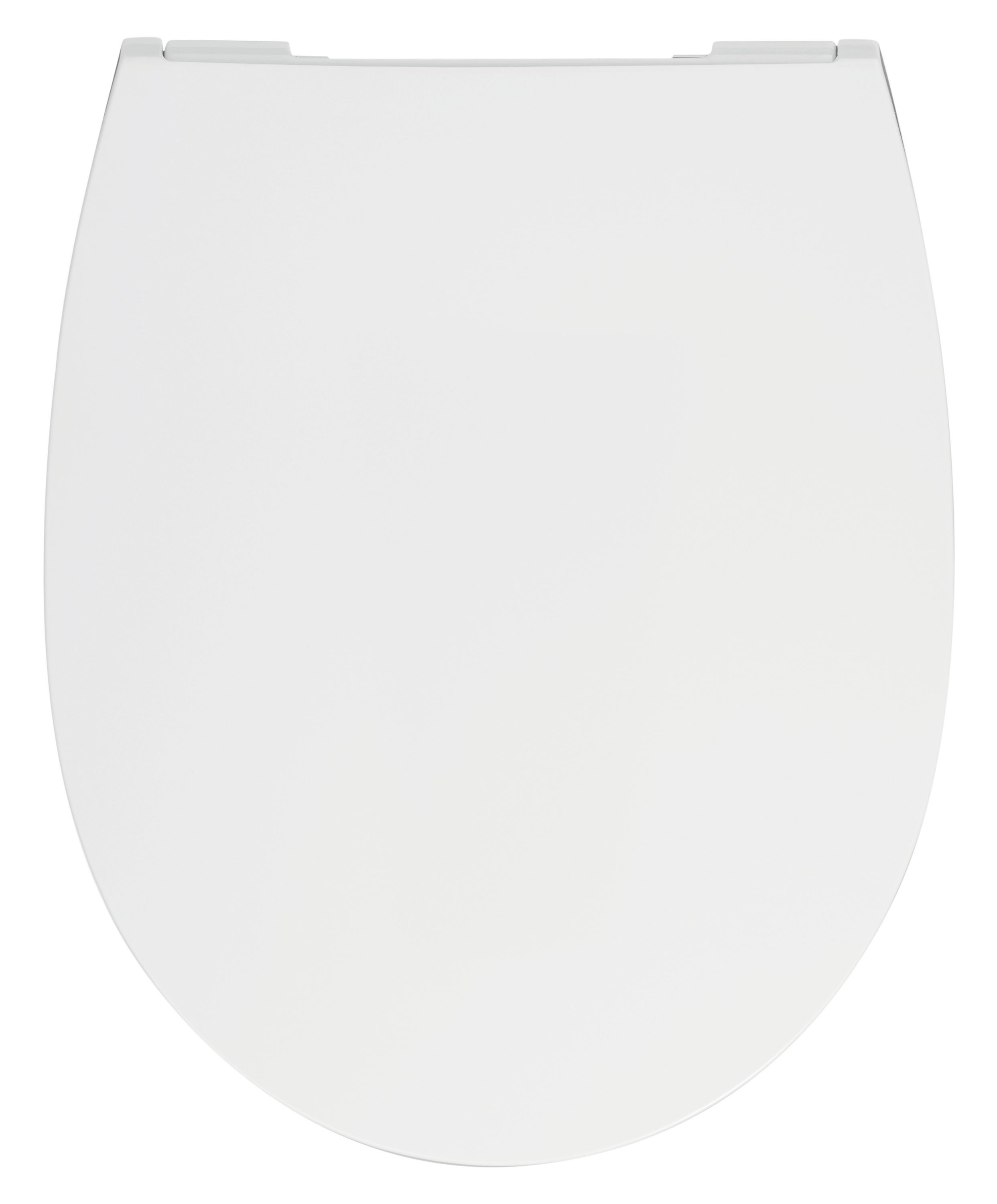 WC-Sitz mit Absenkautomatik 26LP3163 in Weiß, flach, abnehmbar aus Duroplast mit Edelstahlscharnier