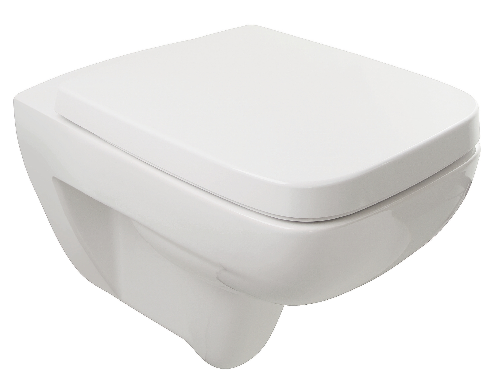 Keramag Renova Nr. 1 Plan Wand-WC, Tiefspüler mit waagerechtem Abgang, Keramik in Weiß, 202150000