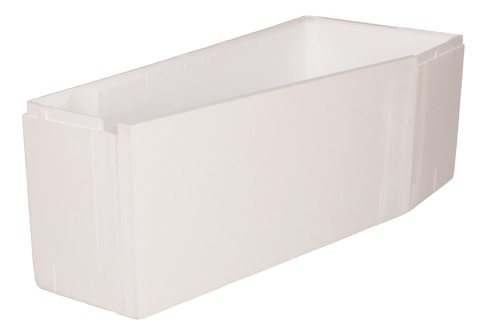 Wannenträger Essential Small in Weiß, linke Ausführung, 160 x 70 cm